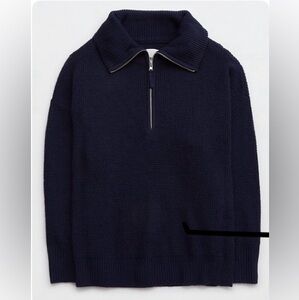 Aerie Cozup Waffle Quarter Zip Sweater